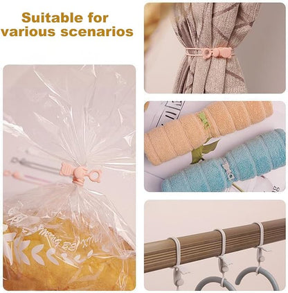 10 colors of silicone cable ties +10 data cable fixers, suitable for binding headphones, charging cables, curtains and umbrellas. It is a good gift for families, schools and offices