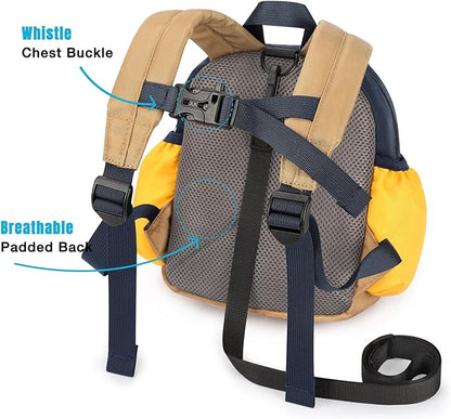 STEAMEDBUN Backpack Leash for Toddlers 1-3: Baby Backpack with Leash for Boys Girls - Anti-Lost Harness for Walking