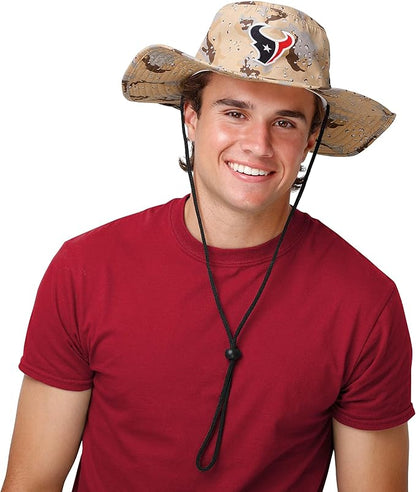 NFL Solid Team Color Logo Sport Outdoor Sun Bucket Boonie Hat
