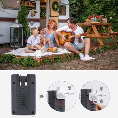 Voltage Converter Us to Europe, 220v to 110v Power Converter Combo, European Plug Converter 2300w Travel Adapter Worldwide, Step Down European, Travel Adapter Worldwide.