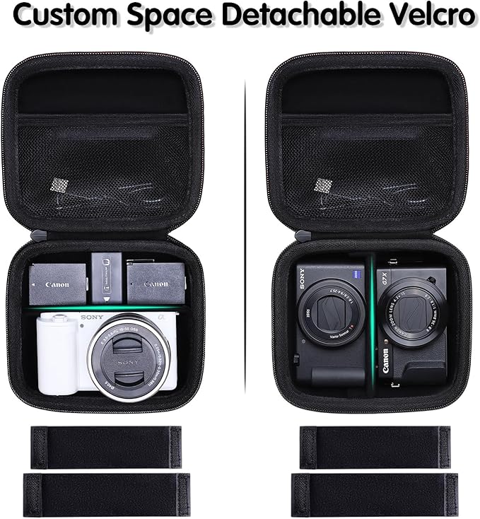 XANAD Hard Case for Sony a6400/a6700/a6100/a6000/ZV-E10/ZVE10 II/RX100 VII or Fujifilm X100VI / X100V Digital Camera (Black)