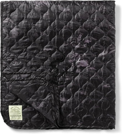 Zero Foxtrot, Woobie Blanket, Swagman Roll, Military Blanket– Great for picnics, The car, Camping, and More - Black Desert Camouflage Uniform Pattern