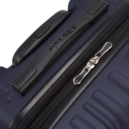DELSEY PARIS Alexis Durable Hardside Luggage Set, Expandable & Lightweight 4-Wheel Spinners, Easy Grip handles for Smooth Journeys, TSA-Lock Incorporated, Men and Women, Navy, 2-Piece Set (21"/25")