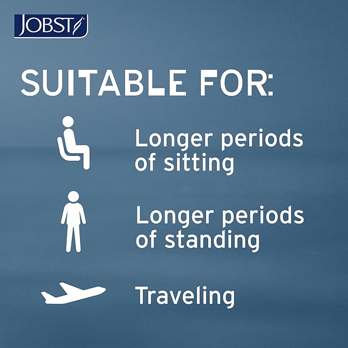 JOBST ACTIVA Athletic 15-20 mmHg Compression Socks Knee High, Closed Toe