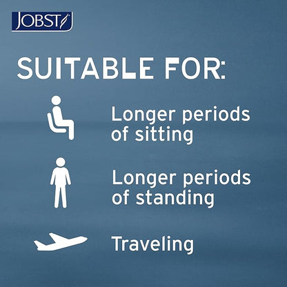 JOBST ACTIVA Athletic 15-20 mmHg Compression Socks Knee High, Closed Toe