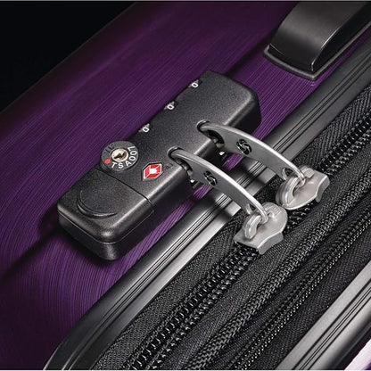 Samsonite Winfield 2 Hardside Expandable Luggage with Spinner Wheels, Purple, Carry-On 20-Inch