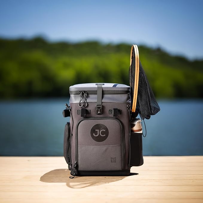 Convertible Cooler Backpack with Dry Storage by JustinCASE | Waterproof Travel Cooler Bag for Drinks, Clothes & Trips
