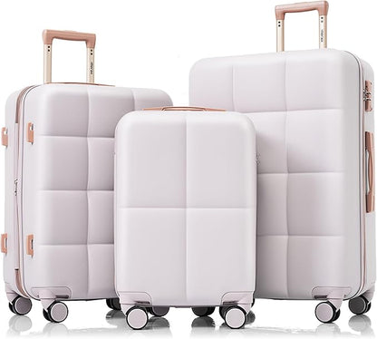Hard Shell Suit case with Spinner Wheel Lightweight TSA Lock