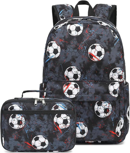 CAMTOP Backpack for Kids, Boys Girls Preschool Backpacks with Lunch Box Toddler Kindergarten School Bookbag Set