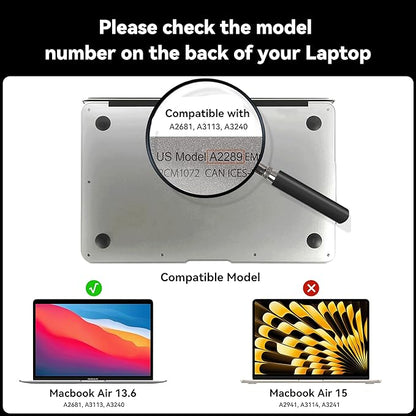 IPROKKO 360° Privacy Screen Macbook Air 13.6/13 Inch (2022-2025, M2, M3, M4),Matte Anti Glare Blue Light 13.6" Mac Scratch Resistant Laptop Screen Protector Filter