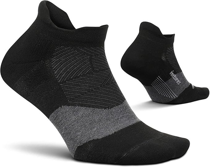 Feetures Elite Golf Max Cushion Tab Ankle Socks - Sport Sock with Targeted Compression