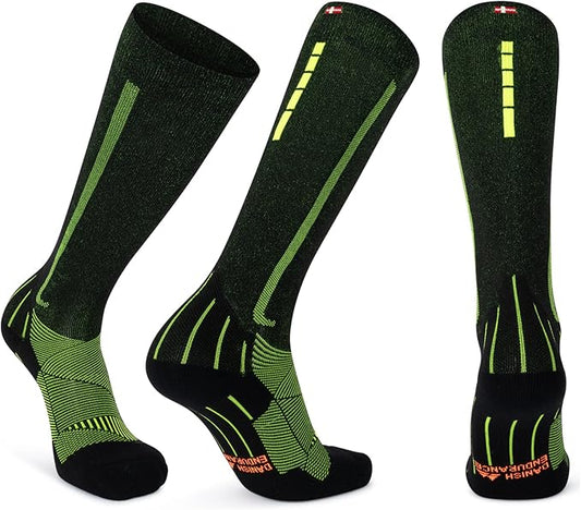 DANISH ENDURANCE 21-26 mmHg Compression Socks | Graduated Support & Faster Recovery | Running & Travel | Unisex 1 Pack