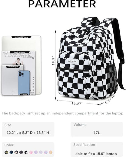 abshoo Classical Basic Travel Backpack For School Water Resistant Bookbag