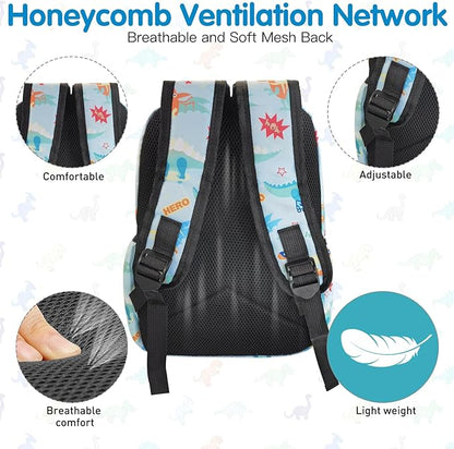 Kids Backpack for Girls Boys - Toddler Preschool Backpack School Bag Cute Kindergarten Backpack, Light Blue