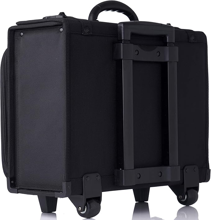 Alpine Swiss Rolling Briefcase | Laptop Bag For Men & Women | Hard Side Catalog Case on Wheels | Legal Size File Dividers | Lawyers Attache Case | Carry-On Overnight Business Travel Bag