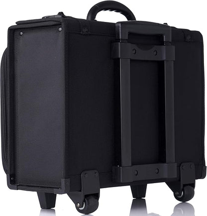Alpine Swiss Rolling Briefcase | Laptop Bag For Men & Women | Hard Side Catalog Case on Wheels | Legal Size File Dividers | Lawyers Attache Case | Carry-On Overnight Business Travel Bag