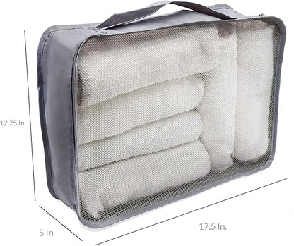 Rolling Nomad 4 Set Packing Cubes for Suitcases, Travel, Camping