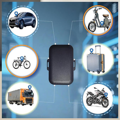 10 Years Long Life Battery Item Finder Tracker Locator, no Monthly fee, no Subscription, no sim for Vehicles car ebike Truck Luggage School Bag..., Good Replacement for GPS (for Android)