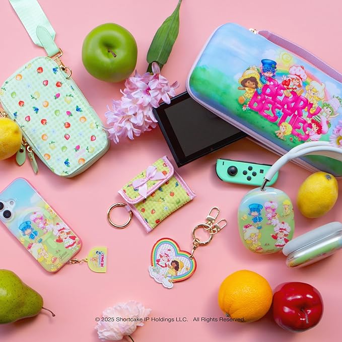 Sonix Keychain Case Compatible with Apple AirTag | Protective AirTag Cover Keychain Charm | Strawberry Shortcake Treats