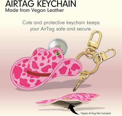 Sonix Keychain Case Compatible with Apple AirTag | Protective AirTag Cover Keychain | Cowgirl