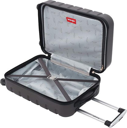 Wrangler 22" Hardside Spinner Carry-On Luggage, Charcoal