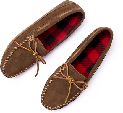 Minnetonka Men's Double Bottom Fleece Slipper