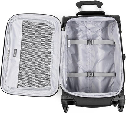 Travelpro Maxlite 5 Softside Expandable Luggage with 4 Spinner Wheels, Lightweight Suitcase, Men and Women, Black, 2-Piece Set (21/29)