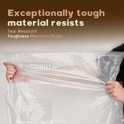15 Packs Rechargeable Pump Vacuum Bags for Travel Packing, Large Size Vacuum Seal Bags for Luggage and Suitcase Compression, Space Saver for Bedding and Clothing Organization