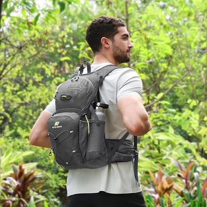 N NEVO RHINO Hydration Backpack, 18L Multipurpose Hiking Backpack with 3L Water Bladder, Water Backpack Insulated Hydration Pack Ideal for Hiking and Cycling