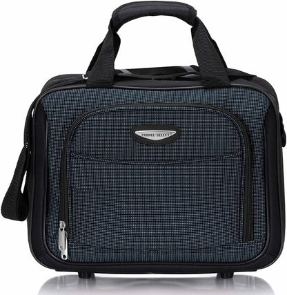 Travel Select Amsterdam Softside Expandable Luggage with Rolling Wheels, Navy, 4-Piece Set (15/21/25/29)