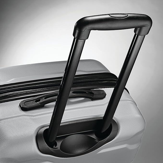 Samsonite Omni PC Hardside Expandable Luggage with Spinner Wheels, Silver, 2-Piece Set (20/24)