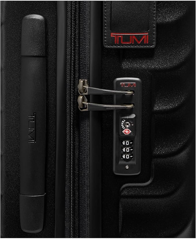 Tumi Suitcase Official Authentic 19 Degree Short Trip Expandable 4 Wheel Packing Case, Black, 26