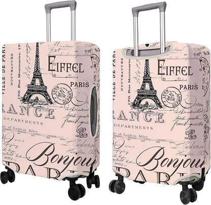 Travel Luggage Cover Suitcase Protector Fits 18-32 Inch Wheel Covers PatternedTravel Related Items Flower Luggage Protector Elastic L