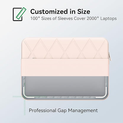 Smatree Laptop Sleeve for 16 inch Lenovo Legion Pro 5 Gen 8, for Legion Pro 5i Gen 8/9, for Legion Slim 5 Gen 8/9, Legion Slim 5i Gen 8 Laptop Bag with Accessory Pocket, YKK Zipper, Pink (E601P)
