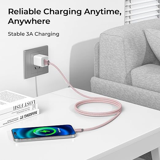 Basesailor USB Type C Charger Cable 1.5FT 2 Pack,Charging Cord for Kindle Fire HD 10 9th 2019,8 10th 2020,Paperwhite 2021 11th Generation,iPad Air 4 4th 5 5th Mini 6 6th Gen,Samsung Galaxy Z Flip Fold