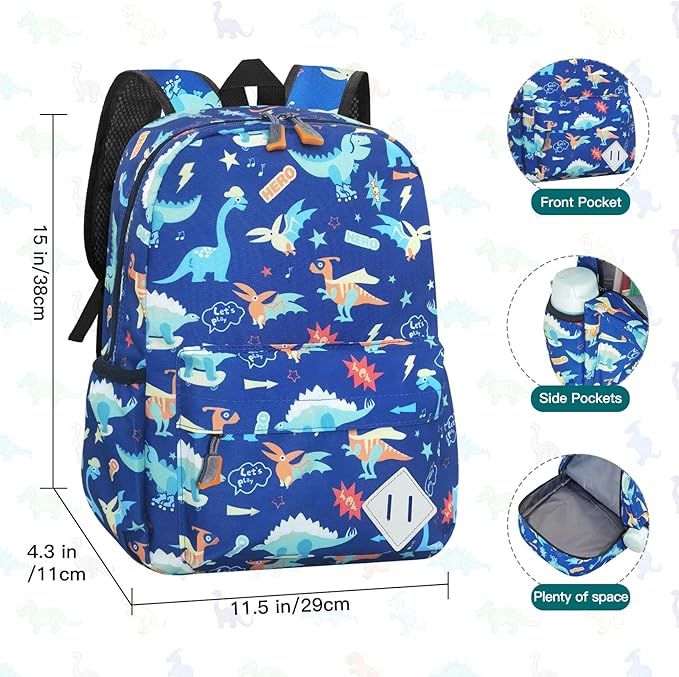 Kids Backpack for Girls Boys - Toddler Preschool Backpack School Bag Cute Kindergarten Backpack, Blue