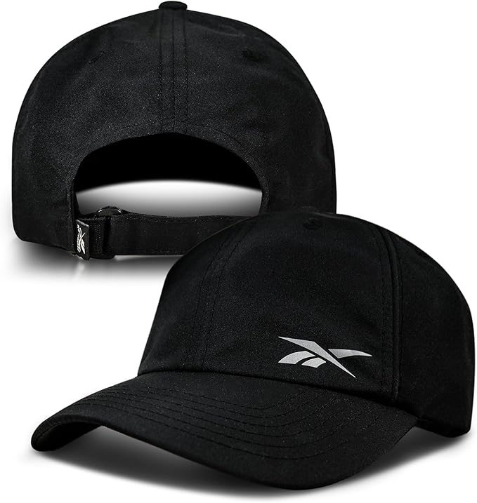 Reebok Lightweight Adjustable Performance Running Cap for Men and Women (One Size Fits Most)