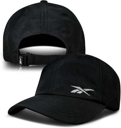 Reebok Lightweight Adjustable Performance Running Cap for Men and Women (One Size Fits Most)