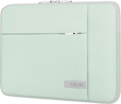 Lacdo Chromebook Case 11 Inch Laptop Sleeve for 11 Inch Acer HP Lenovo Dell Samsung ASUS Chromebook Spin 3 11, 13 inch New Surface Pro 11 Copilot+PC / 10 9 8 X, 11.6" MacBook Air Computer Bag, Green