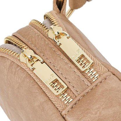 INICAT Small Anti Theft Crossbody Bags for Women, Vegan Leather Sling Cross Body Purse Travel Essentials Teen Girl Gifts
