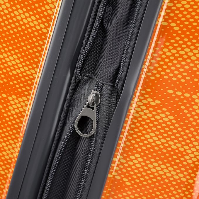 Spyder Matrix 3-Piece Hardside Luggage Set (20", 25", 29"), Durable Lightweight Hardshell Suitcases with 360° Spinner Wheels, Expandable for up to 15% More Space, TSA Approved Lock, Orange