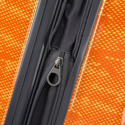 Spyder Matrix 3-Piece Hardside Luggage Set (20", 25", 29"), Durable Lightweight Hardshell Suitcases with 360° Spinner Wheels, Expandable for up to 15% More Space, TSA Approved Lock, Orange