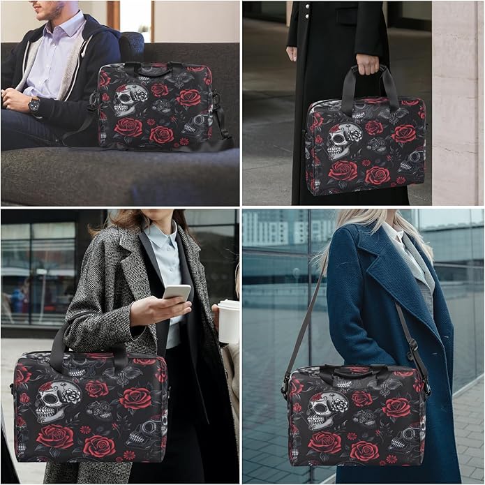 Laptop Bag Bohemian Mandala Laptop Satchel Briefcase Adjustable shoulder Carrying for MacBook Pro 16 inch