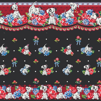 Premium Cotton Disney Medium Cosmetic Makeup Bag, 101 Dalmatians