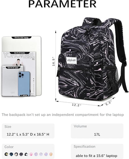 abshoo Classical Basic Travel Backpack For School Water Resistant Bookbag