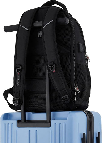 SCOTCH & SODA Eindhoven Wing-On Expandable Luggage, Mystic Blue, 3 Piece Set