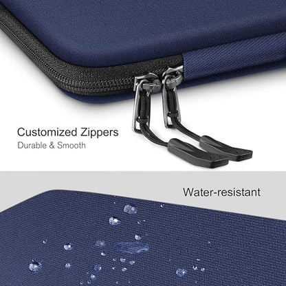 FINPAC Hard Laptop Sleeve Case for 13 inch MacBook Air M4 2025 A3240 M3 2024 A3113, 14 inch MacBook Pro M5/M4/M3/M2 A3434 A3401, 13" Air/Pro, Waterproof Case for Dell, Surface Laptop, HP, Acer, Navy