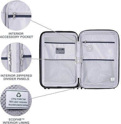 Travelpro Maxlite Air V2 Hardside Expandable Carry on Luggage, 8 Spinner Wheels, Lightweight Hard Shell Suitcase, TSA lock, Shadow Grey, Carry On 21-Inch