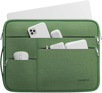 Omnpak for 13.6 inch MacBook Air Case Sleeve Compatible with MacBook 13 inch, 14-inch New MacBook Pro M5/M4/M3/M2/M1 Pro/Max, Water Repellent Laptop Case with Handle