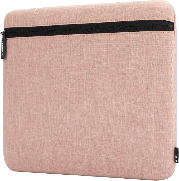 Incase 13-inch Laptop Carry Zip Sleeve - Sea Blue, Polyester, Protecting Laptops During Travel or Transport, Cover for Laptops (Blush Pink)